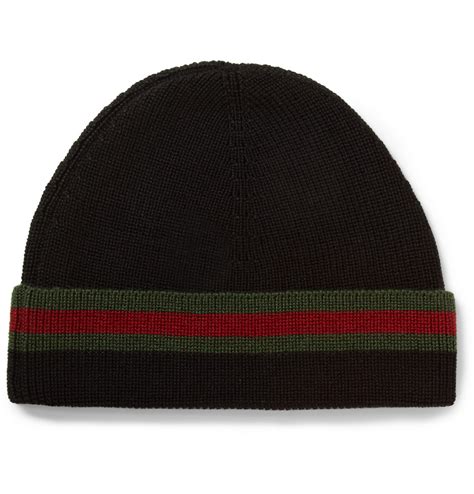 black gucci beanie hat|Gucci men hats size large.